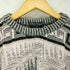 ellis lsland USA製 総柄コットンニット メンズ JPN:XL