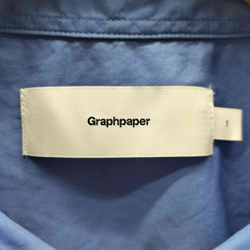 グラフペーパー Graphpaper 24SS Broad S/S Oversized Regular Collar Shirt メンズ JPN:1