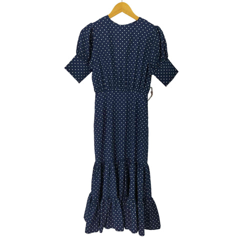 メゾンドフルール Maison de FLEUR 水玉 ティアード ワンピース レディース JPN:M