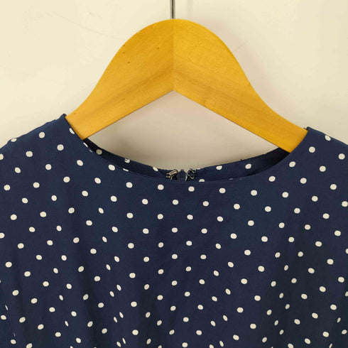 メゾンドフルール Maison de FLEUR 水玉 ティアード ワンピース レディース JPN:M