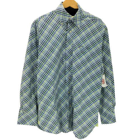 トミーヒルフィガー TOMMY HILFIGER 80S 2PLY FABRIC ボタンダウンチェックシャツ メンズ JPN:S