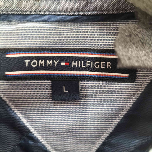 トミーヒルフィガー TOMMY HILFIGER 裏地キルティング ブロックチェック ロングスリーブシャツ メンズ JPN:L