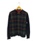 トミーヒルフィガー TOMMY HILFIGER チェック切替 クルーネック コットンニット メンズ M