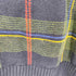トミーヒルフィガー TOMMY HILFIGER チェック切替 クルーネック コットンニット メンズ M