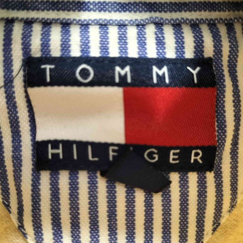 トミーヒルフィガー TOMMY HILFIGER ロゴ刺繍 鹿の子 半袖ポロシャツ メンズ JPN:S