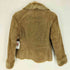エディーバウアー Eddie Bauer 00S ピックレザー 切替 ショート ファー ジャケット Y2K レディース import:S