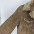 エディーバウアー Eddie Bauer 00S ピックレザー 切替 ショート ファー ジャケット Y2K レディース import:S