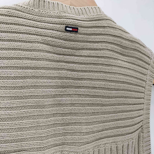 トミージーンズ tommy jeans ジップアップ ニットベスト メンズ JPN:M