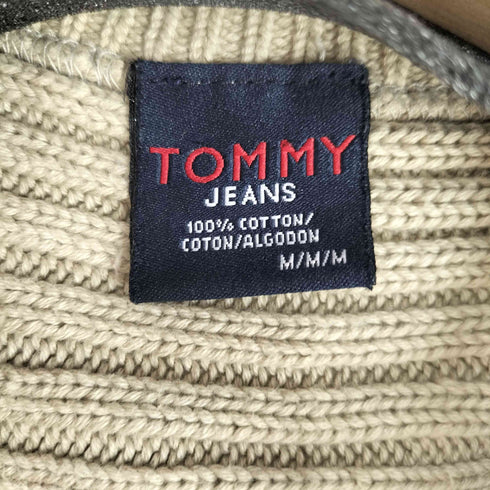 トミージーンズ tommy jeans ジップアップ ニットベスト メンズ JPN:M