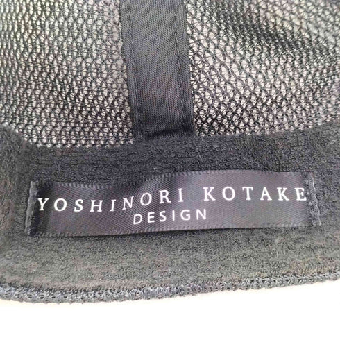ヨシノリコタケ YOSHINORI KOTAKE スパンコールワッペン メッシュキャップ メンズ FREE
