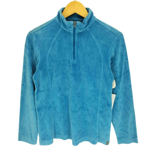 コロンビア Columbia パイル地 ハーフジップ スタンドネック プルオーバーフリース ジャケット レディース import:M