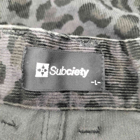 サブサエティ Subciety Glitter leopard slacks メンズ JPN:L