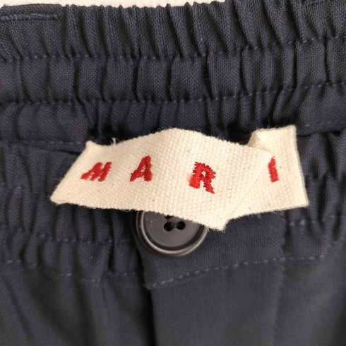 マルニ MARNI 24AW TROPICAL WOOL PANTS トロピカルウールパンツ メンズ EUR:44-46