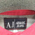 アルマーニジーンズ ARMANI JEANS バックプリント ボーダーポロシャツ メンズ import:M