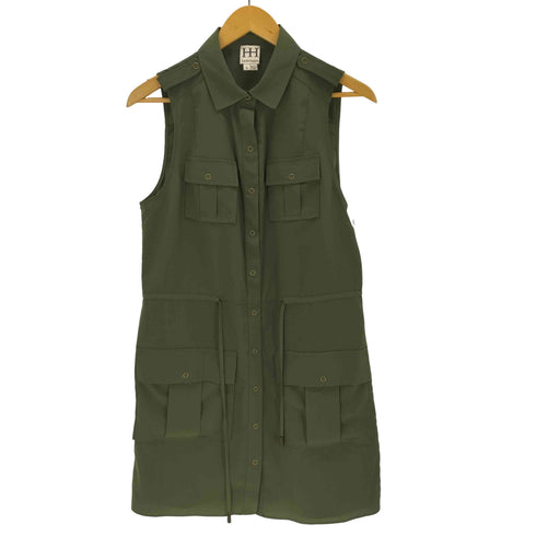 HAUTE HIPPIE ノースリーブロングシャツ レディース S