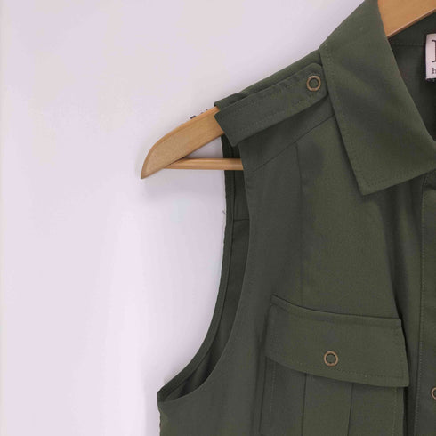 HAUTE HIPPIE ノースリーブロングシャツ レディース S