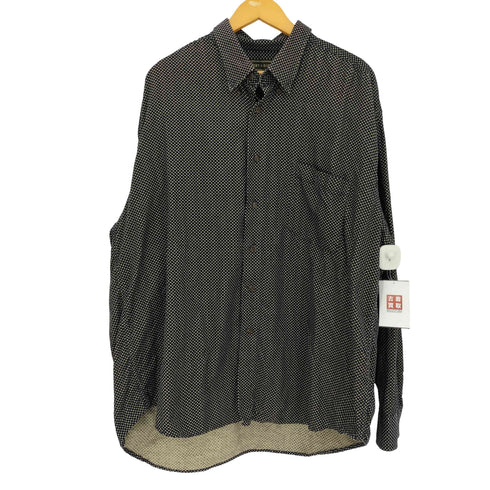 クラフトアンドバロー Croft&Barrow 90-00s 千鳥柄 ボタンダウン長袖シャツ メンズ XL