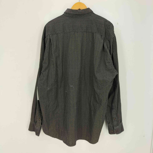 クラフトアンドバロー Croft&Barrow 90-00s 千鳥柄 ボタンダウン長袖シャツ メンズ XL