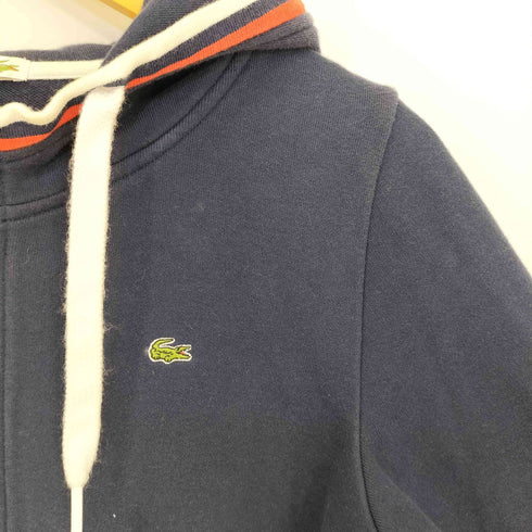 ラコステ LACOSTE ロゴ刺繍 ジップアップパーカー レディース JPN:40