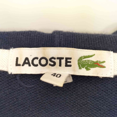 ラコステ LACOSTE ロゴ刺繍 ジップアップパーカー レディース JPN:40
