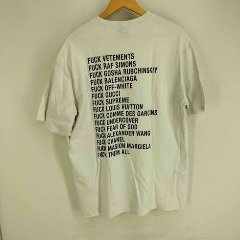 MASTER NUMBER BULLY FUCK プリント Tシャツ メンズ ONE SIZE