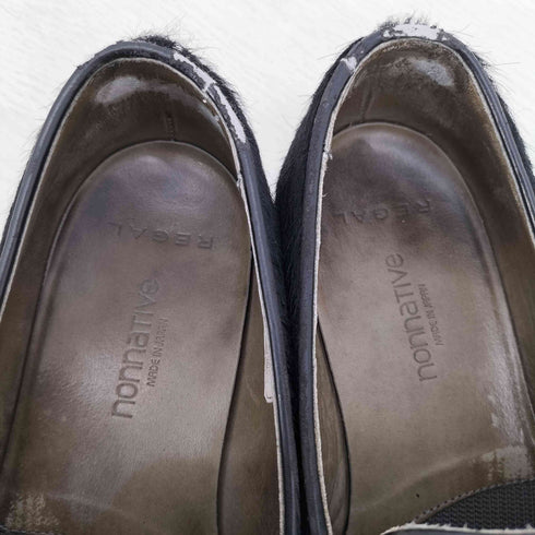 ノンネイティブ nonnative ハラコ オペラシューズ メンズ 24 1/2