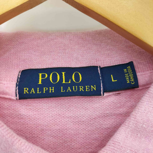 ポロラルフローレン POLO RALPH LAUREN ポニー刺繍 ロングスリーブ ポロシャツ メンズ L