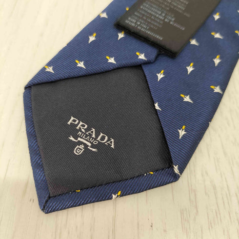 プラダ PRADA ロケット柄 シルク ネクタイ メンズ ONE SIZE
