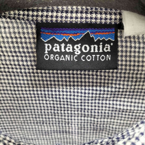 パタゴニア patagonia 97SS ポルトガル製 ACヤーンダイシャツ 千鳥格子 半袖シャツ メンズ import:M