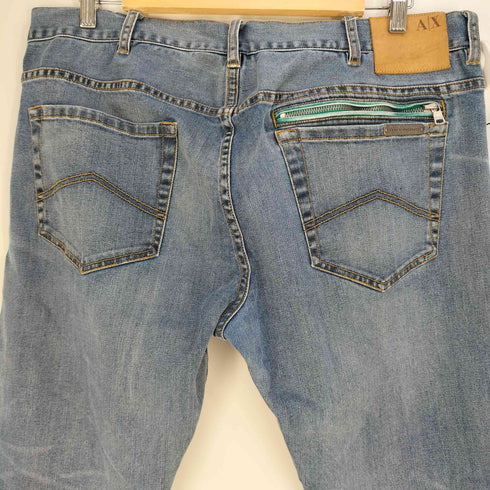 アルマーニエクスチェンジ ARMANI EXCHANGE ジップポケット ストレートデニム メンズ 38