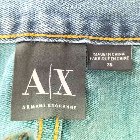 アルマーニエクスチェンジ ARMANI EXCHANGE ジップポケット ストレートデニム メンズ 38