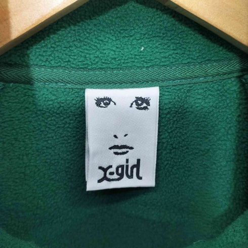 エックスガール X-girl 18AW HALF ZIP FLEECE TOP レディース 1