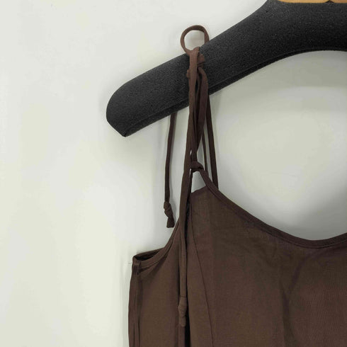ザラ ZARA レーヨン リネン キャミ ワンピース レディース import:M