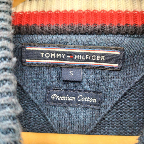 トミーヒルフィガー TOMMY HILFIGER Premium Cotton コットン ドライバーズニット メンズ S
