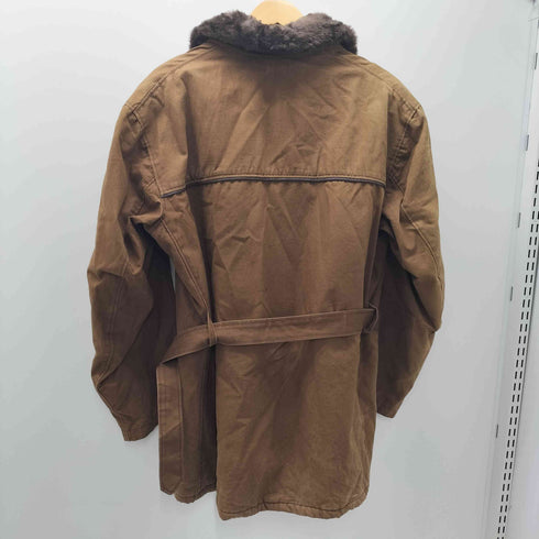 50-60S ダック地 ショールカラー カナディアン コート ジャケット 裏地ボア vintage メンズ
