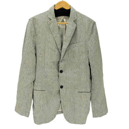 アルマーニコレツィオーニ ARMANI COLLEZIONI ヘリンボーン リネンテーラードジャケット メンズ 40