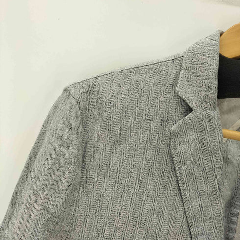 アルマーニコレツィオーニ ARMANI COLLEZIONI ヘリンボーン リネンテーラードジャケット メンズ 40