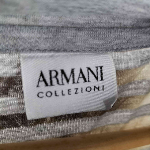 アルマーニコレツィオーニ ARMANI COLLEZIONI グラデーション ボーダーカットソー メンズ import:L