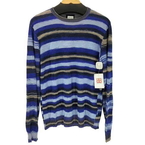 アルマーニコレツィオーニ ARMANI COLLEZIONI ロングスリーブ ボーダーニット メンズ import:S