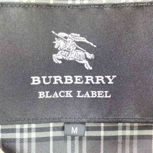 バーバリーブラックレーベル BURBERRY BLACK LABEL 裏地チェック トレンチコート メンズ JPN:M