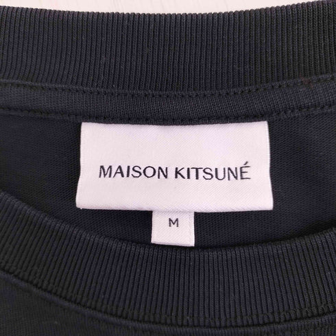 メゾンキツネ MAISON KITSUNE ロゴ刺繍 半袖カットソー メンズ import:M