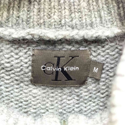 カルバンクライン CALVIN KLEIN ジップ ニット ドライバーズニット archive メンズ JPN:M