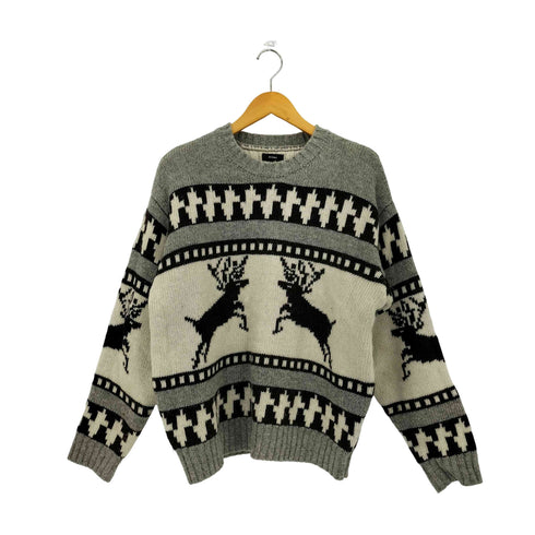 ビームス BEAMS ウインター クルーネックニット メンズ M