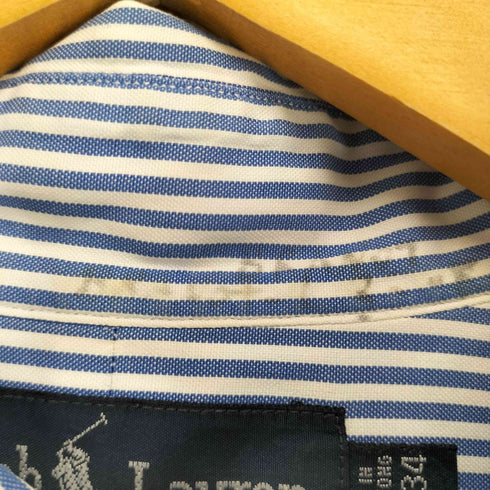 ラルフローレン RALPH LAUREN YARMOUTH ストライプ柄ポニー刺繍BDシャツ メンズ 16 1/2 34