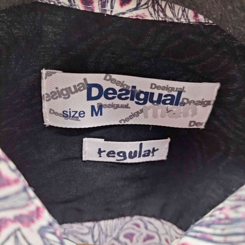デシグアル Desigual フラワープリントシャツ メンズ JPN:M
