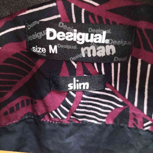 デシグアル Desigual フラワー刺繍 長袖シャツ メンズ JPN:M