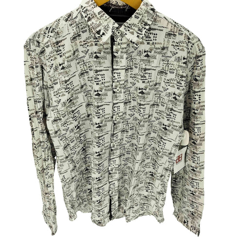 デシグアル Desigual CAM VICTOR 総柄プリントシャツ メンズ JPN:M