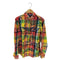 デシグアル Desigual CAM TROLE 落書き チェックシャツ メンズ JPN:M
