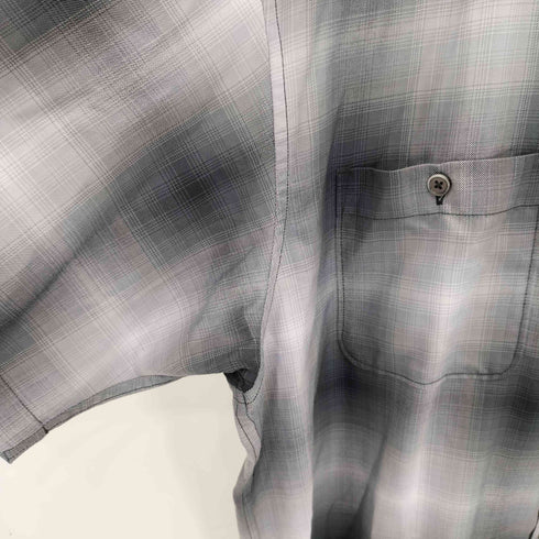 ショット Schott OMBRE SS SHIRT オンブレ チェックシャツ メンズ 2XL