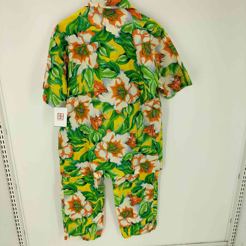 ケンゾー KENZO 80-90S アロハ 開襟 シャツ セットアップ メンズ M
